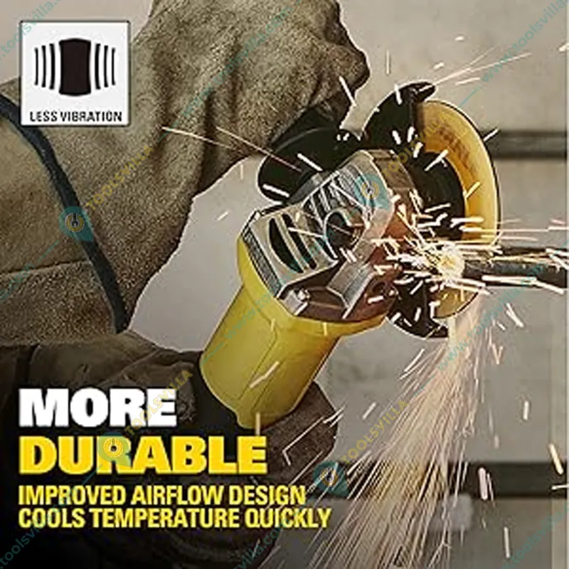 Stanley 100 mm 900 Watt Angle Grinder with Accessories, 12000 RPM (STGS9100)