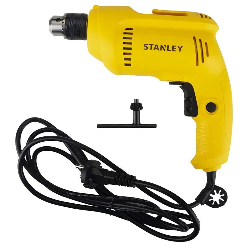 Stanley 10 mm 550 Watt VSR Rotary Drill with Accessories, 2800 RPM (STDR5510)