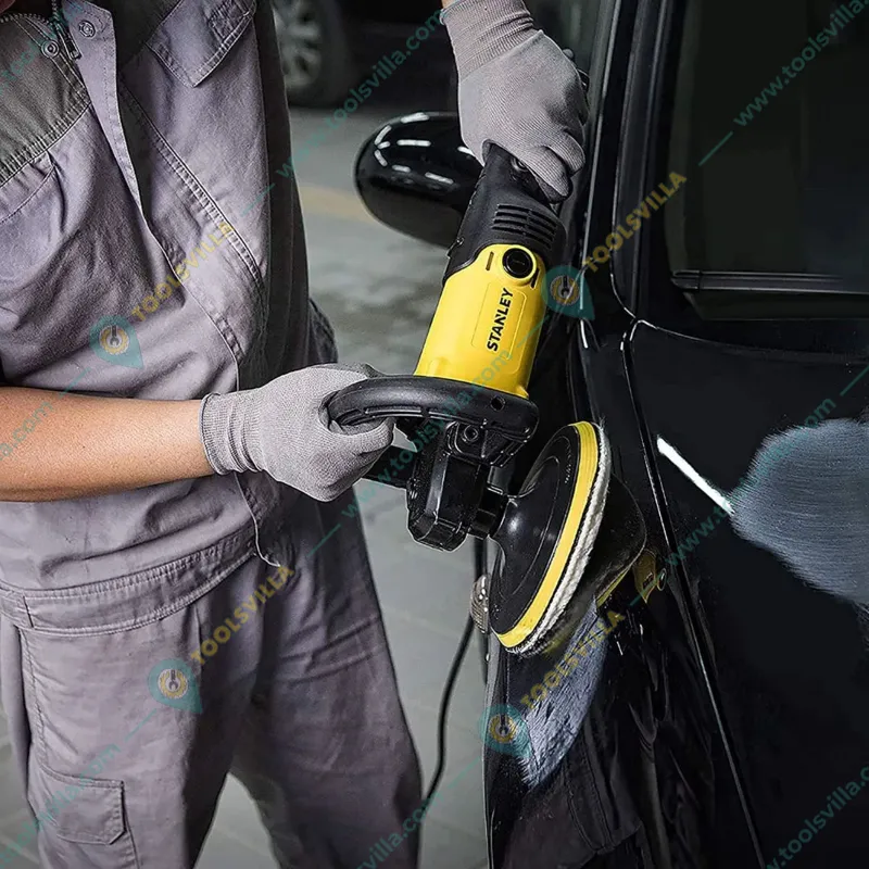 Stanley 180 mm 1300 Watt Car Polisher, 3600 RPM (SP137)