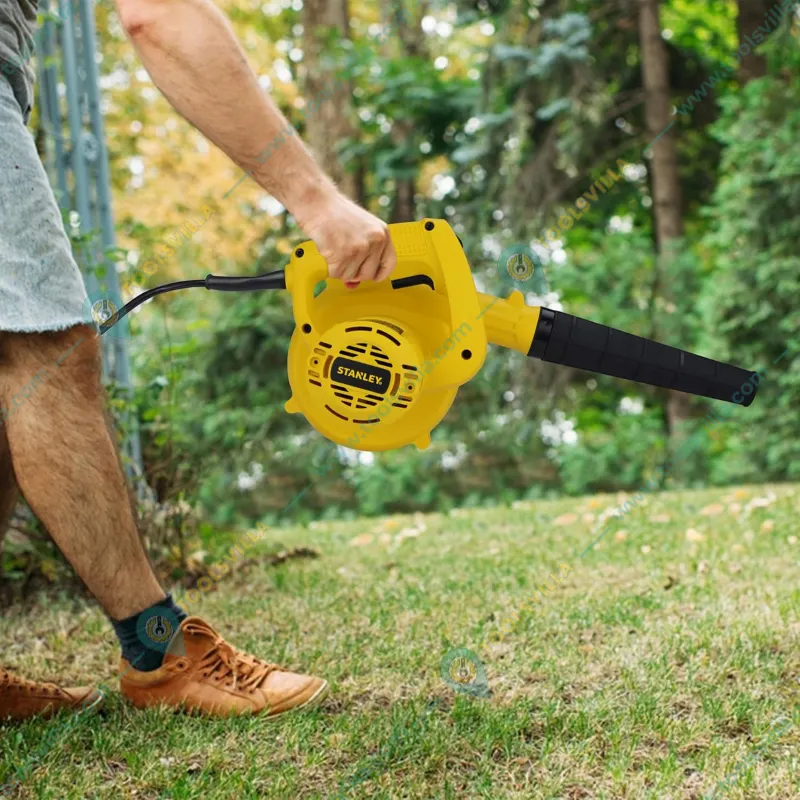 Stanley 600 Watt Variable Speed Blower or Air Blower with Accessories, 16000 RPM (STPT600) 