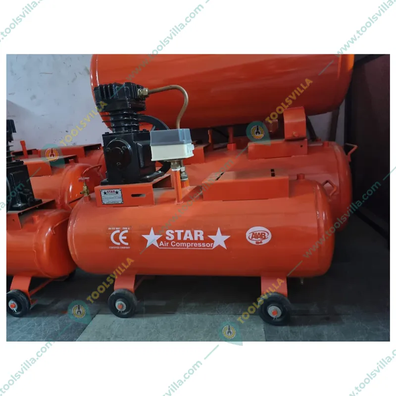 Star 120 Liters Double Piston Air Compressor Without Motor With Autocut Switch (SC-555)