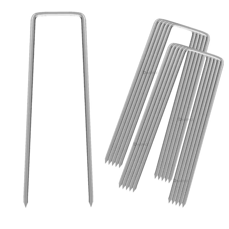Siddhi 6 inch (15 cm) High Quality Steel Nails for Weed Mat / Mulching Sheet(Quantity-10 pieces)