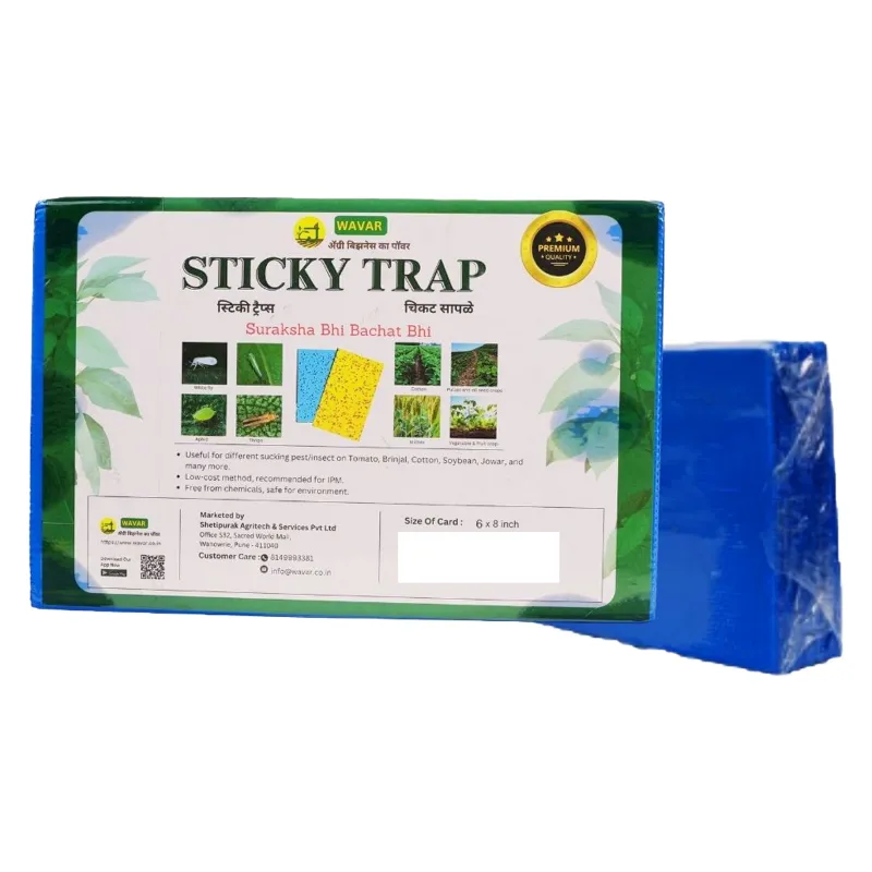 WAVAR A5 Size (6 x 8 inch) Blue Sticky Trap