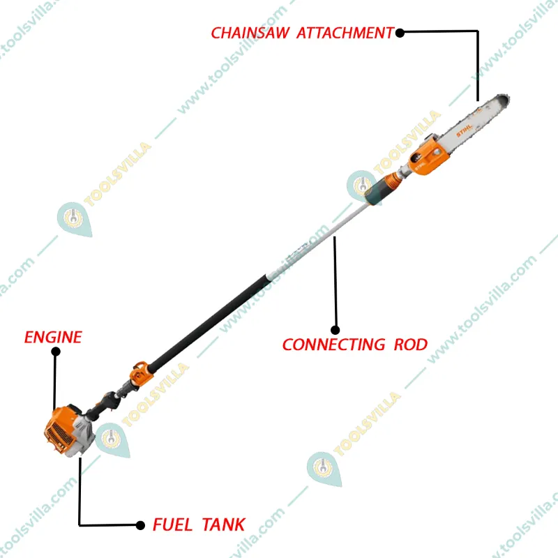 Stihl HT-75, 25.4-cc, 12 feet Long Reach Pole Pruner