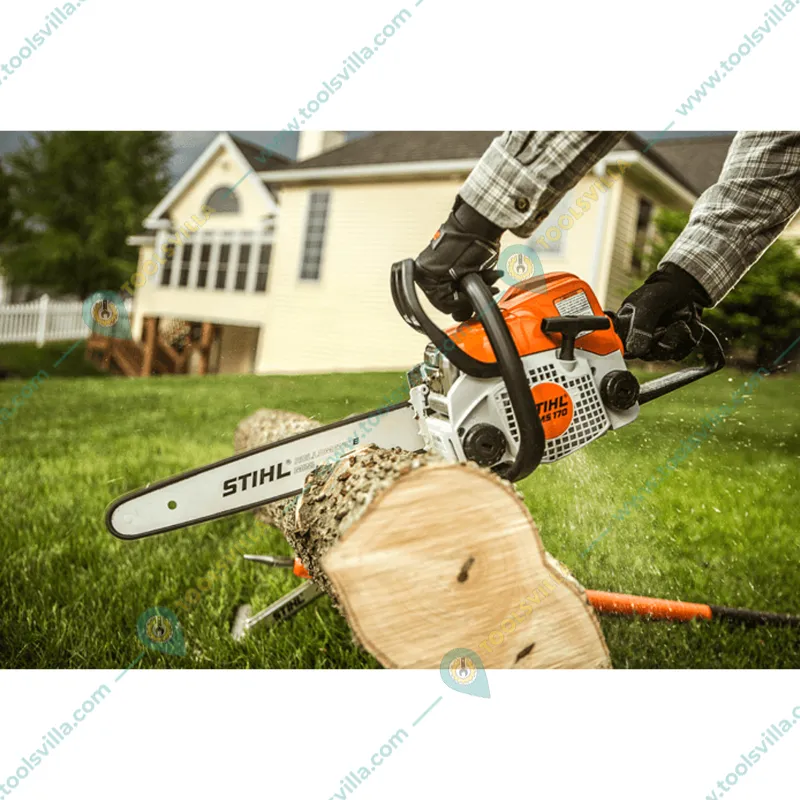 Stihl MS 170, 30.1-cc Petrol Chainsaw with 14 inch Guide Bar