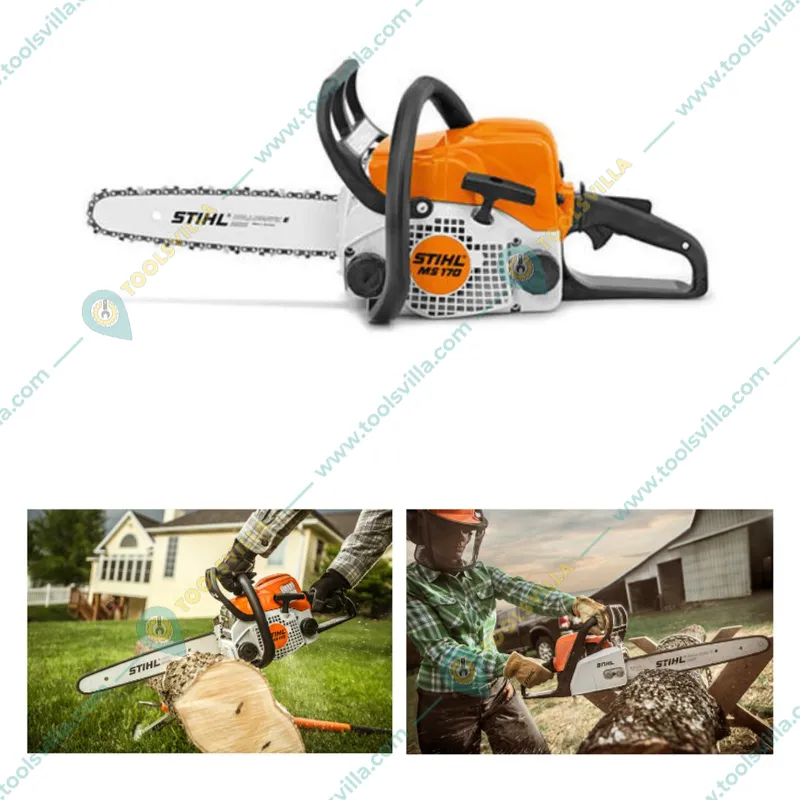 Stihl MS 170, 30.1-cc Petrol Chainsaw with 14 inch Guide Bar