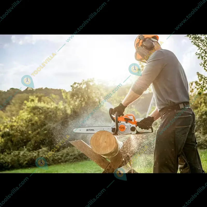 Stihl MS 180, 31.8-cc Petrol Chainsaw with 18 inch Guide Bar