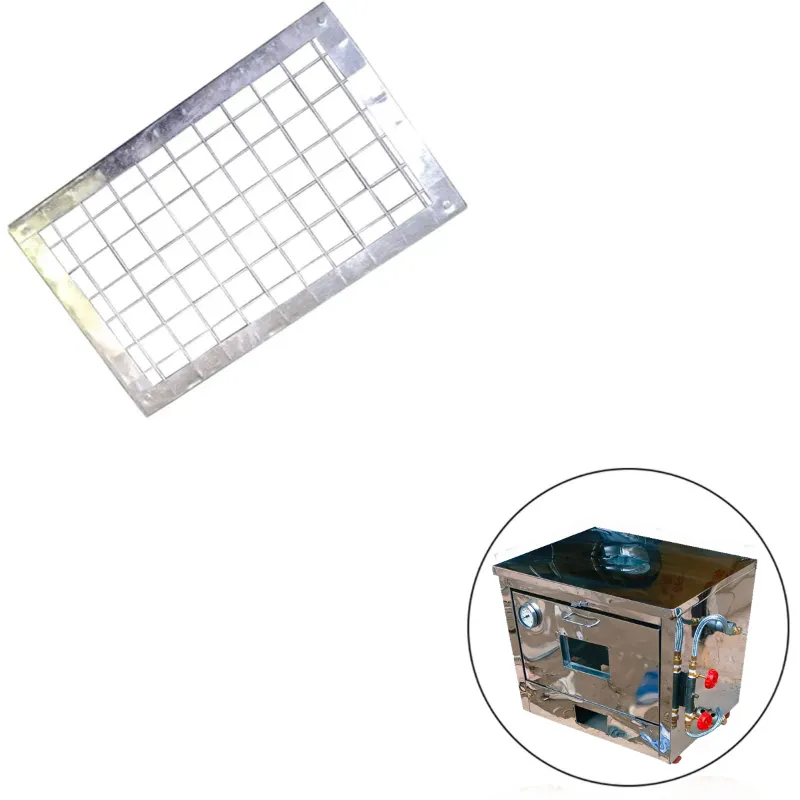  MS Tray For Heavy Duty 23 x 18 Inches Gas Operated Stone Based Pizza Oven, 4 Pizza (Pack of 2)  