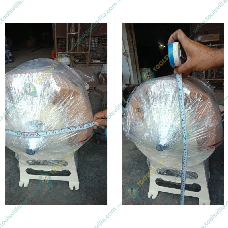 Commercial 14" (350 mm) Vertical Stone Flour Mill/Atta Chakki 35kg/hr Without Motor