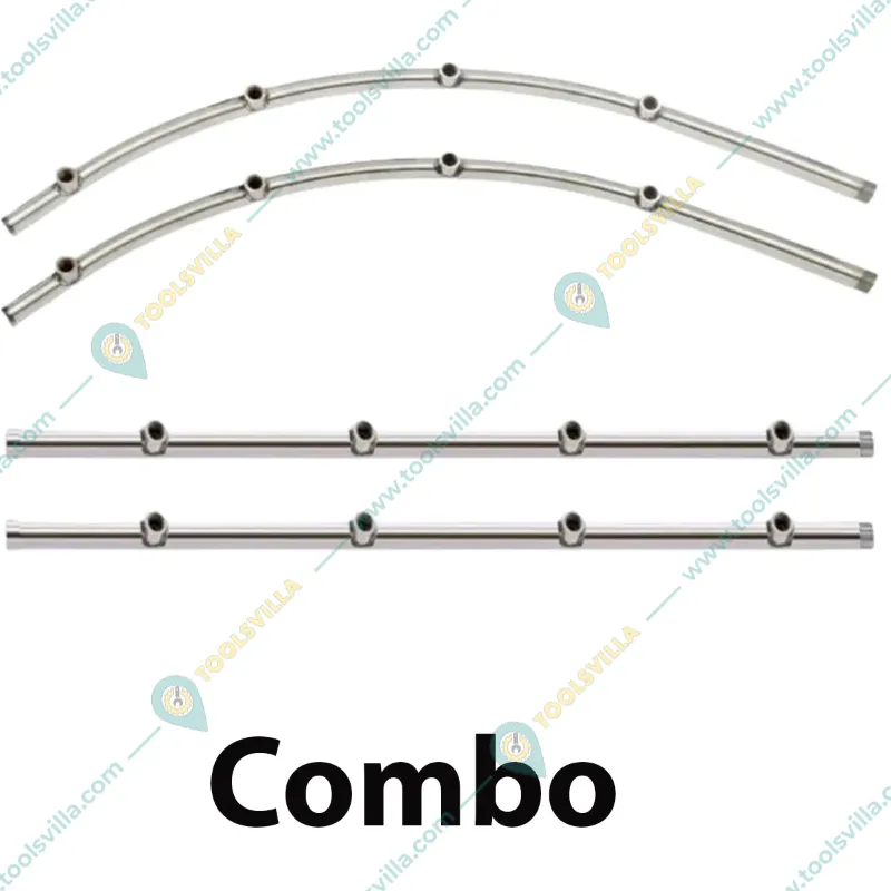 Heavy Duty 30 Inch 4 N Set Straight and Bend Pipe Blowers  Combo for Agriculture and Garden Use