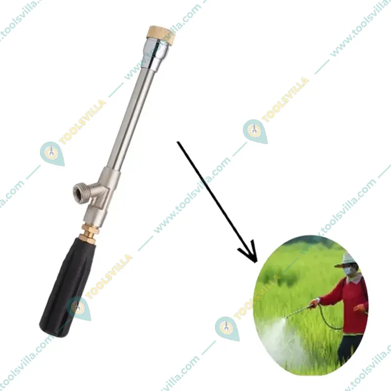 High Pressure Apple Master Spray Straight Gun 1 Feet(30 cm) For Power Sprayer(Pack-2 Pieces)