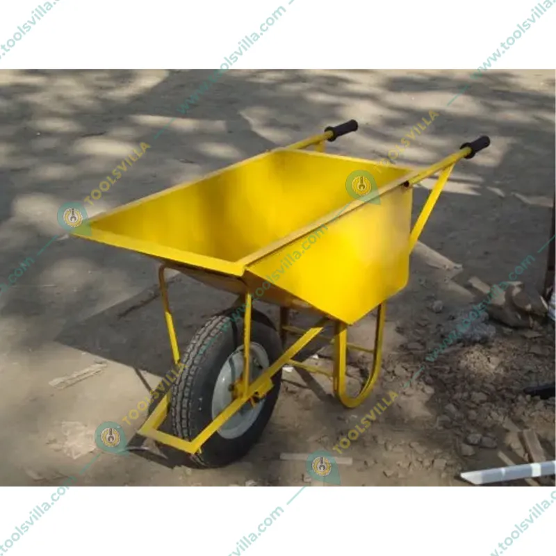 Heavy Duty 160 kg Load Capacity Powder coated Mild Steel Wheel Barrow 