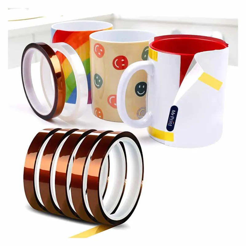 MY PRINT  8 mm 33 Meter Polymide Sublimation Heat Tape ( Pack Of 5)