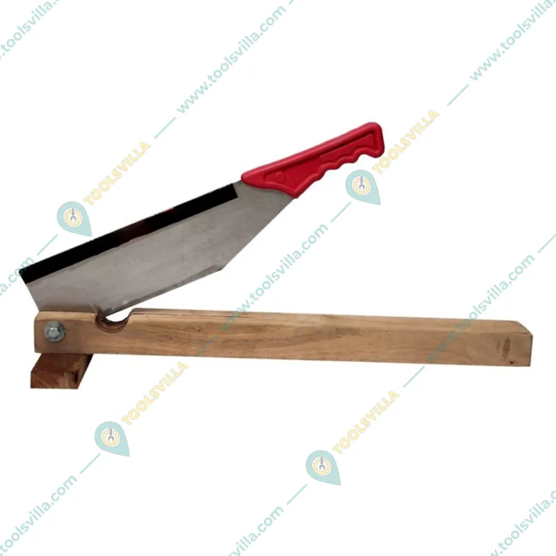 Manual Sugarcane Bud Cutter with Wooden Base