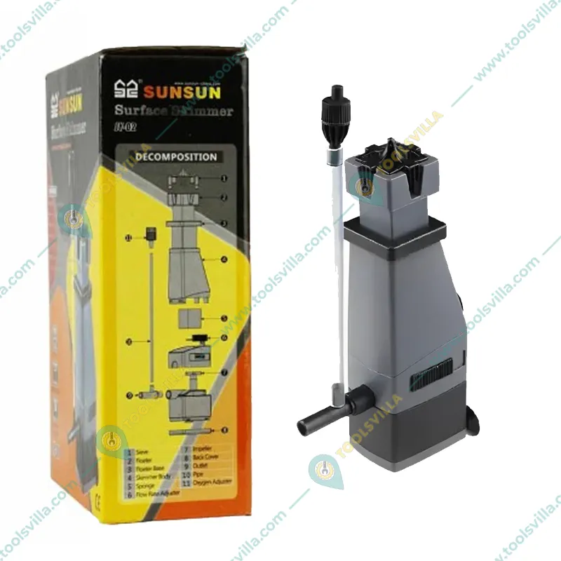  Sunsun JY-02 Series Aquarium Fish Tank Surface Skimmer with 3W power  & 300L/H Flow Rate