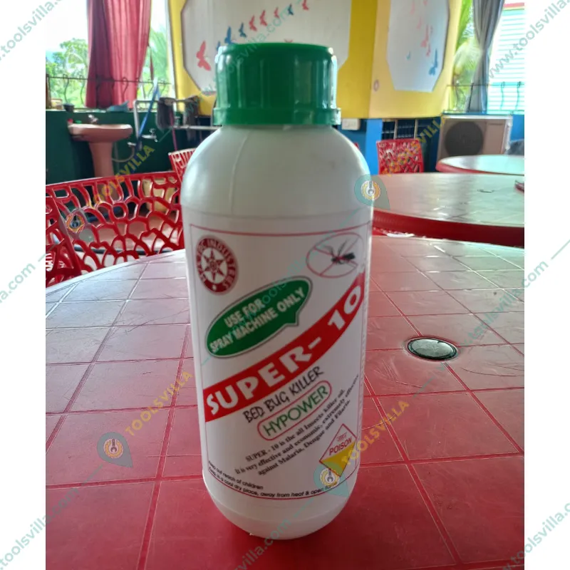 Super-10 Pyrethrum 0.5% & Malathion 1% Mosquito Killer 1 Litre Pack (Pack Of 5)