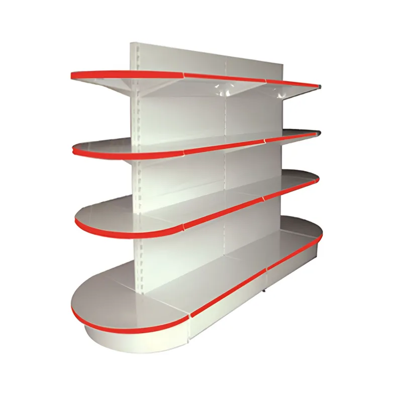 Premium Quality Gondola With End Cap Super Market Display Rack, Oval Shape (Set Of 1 Pcs)(Size-6 Feet)