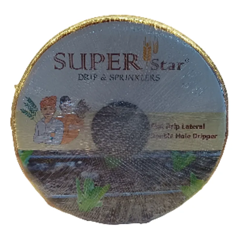 Super Star DLX Flat Emitting Pipe 16mm | 800m Roll with 30cm Hole Spacing, 0.7mm Wall & 4LPM Efficient Water Discharge