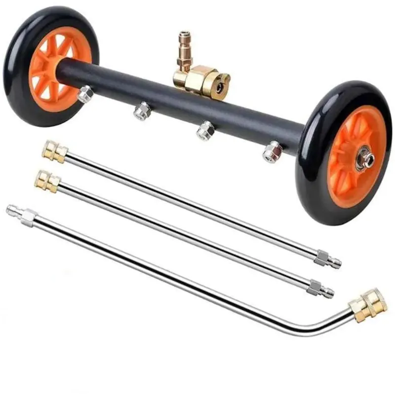 Generic Imported Premium Quality 16 inch Dual Function Undercarriage Cleaner With 2 Piece Extension Wand and 90 Degree Angled Wand