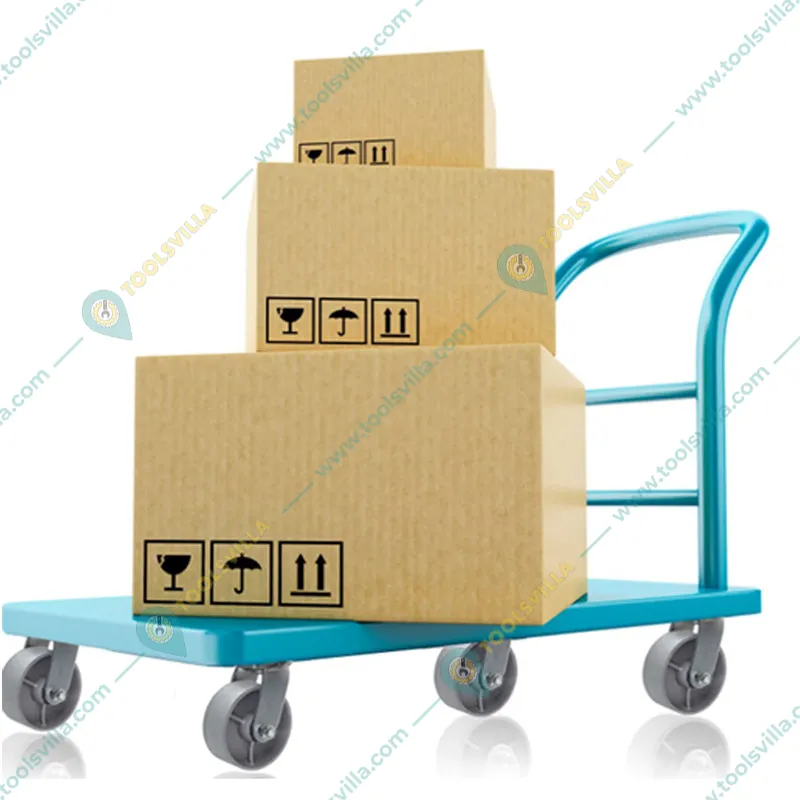 Suwas Trolley 76 mm x 32 mm 125 Kg. Loading Capacity CI (Cast Iron) Fixed Castor Wheel (Pack of 4)