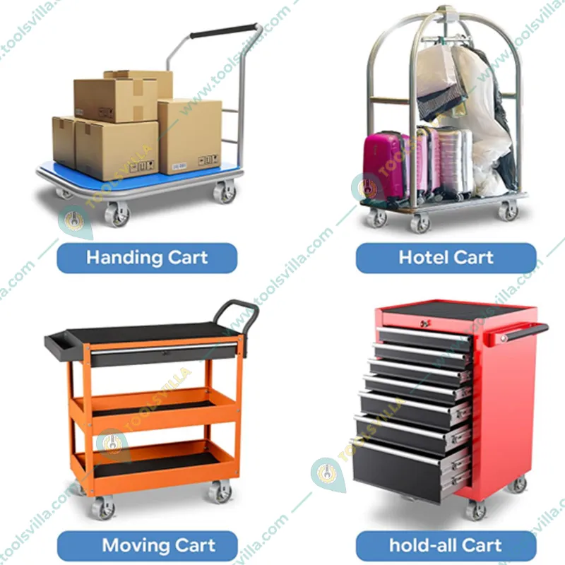 Suwas Trolley 76 mm x 32 mm 125 Kg. Loading Capacity CI (Cast Iron) Fixed Castor Wheel (Pack of 4)
