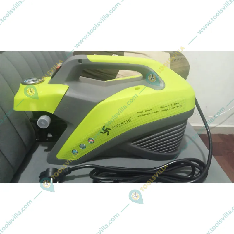 Swastik Pro 200 High Pressure Washer, 150 Bar and 2200 W Thermally Protected Motor, 10 LPM Flow Rate