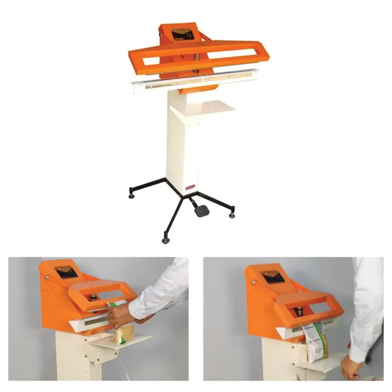 24 Inch Foot Sealing Machine - 700W with 1 Year warranty(Size-600 x 1.6 mm)