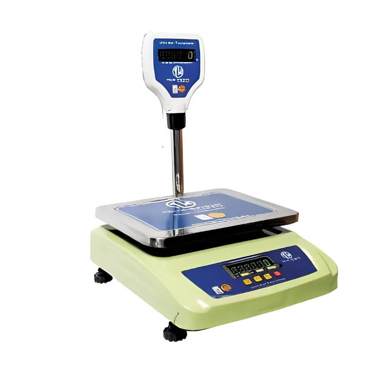 True Weight Table Top MS Digital Weighing Machine, 30kg Capacity (TWT-III-30 Pole) with 1-Year Warranty