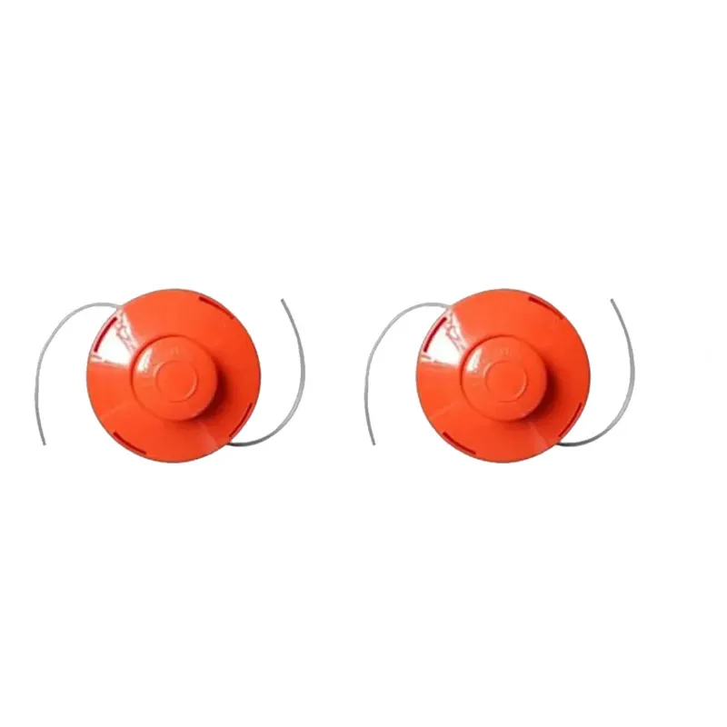 GRAMSTRONG Heavy Duty Tap & Go Nylon Trimmer Head For Petrol Brush Cutter (Quantity-2 Pieces)