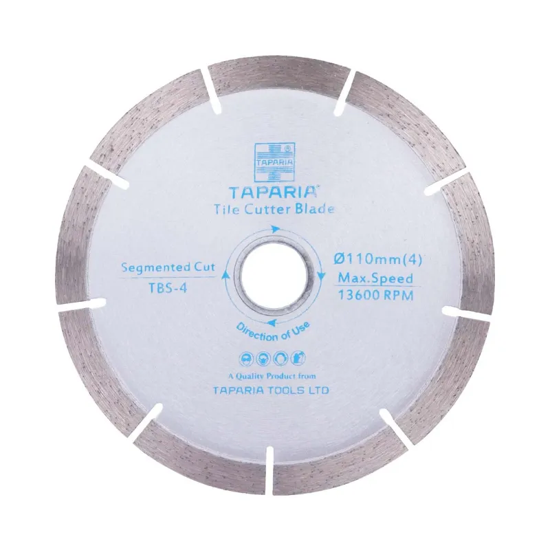 Taparia 4" (110 mm) Segmented Tile Cutter Blade (TBS 4)(Pack-1)