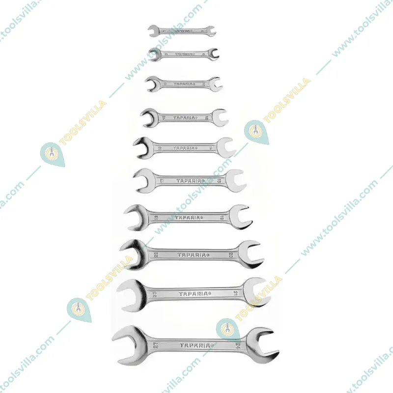 Taparia Hand Tools Combo of 10 Pcs Double Ended Spanner Set (DEP-10) With 8 inch Combination Plier (1621-8)