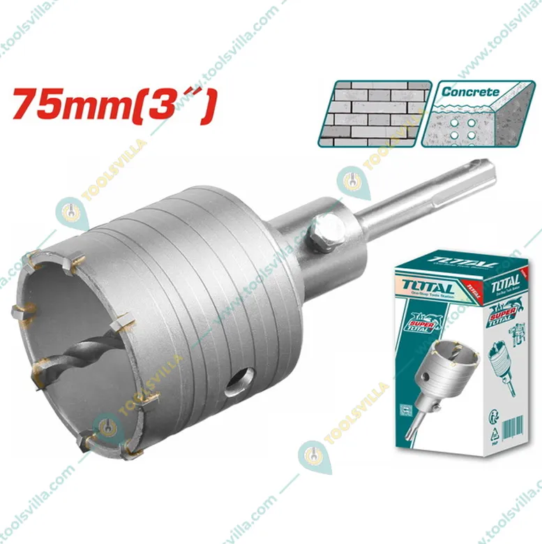 Total 75 mm TCT Hole Core Drill Bit (TAC430751)