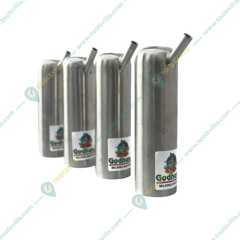 Godhan 4 pcs Teat Shell of 27 mm Size & Stainless Steel Body