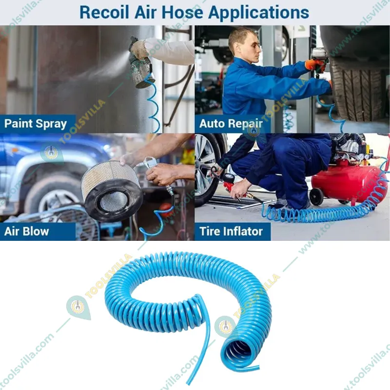 Techno 10x14 mm Polyurethane Recoiled Air Hose Pipe