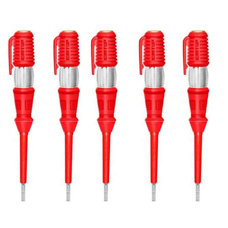 Emtop pack of 5 Test pencil (ETPL14001)