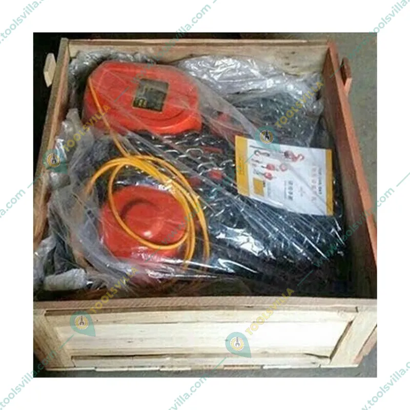 UTC 3 Ton Three Phase Electric Chain Hoist With 3 Meter & 8 mm Load Chain, 3 Meter Standard Lift, Single Fall