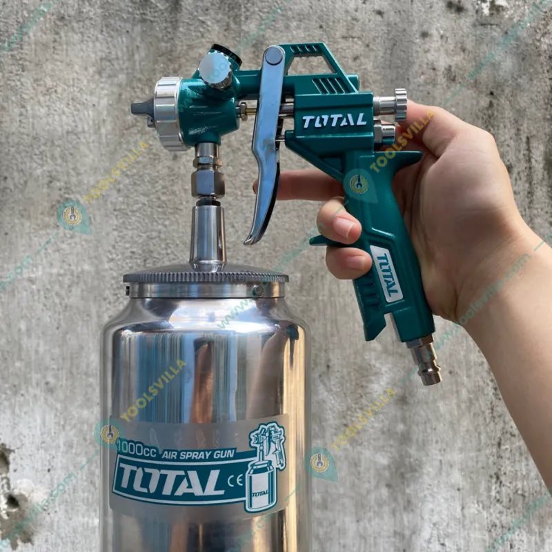 Total 1000cc 1.5 mm Nozzle Size Air Spray Paint Gun (TAT11001)