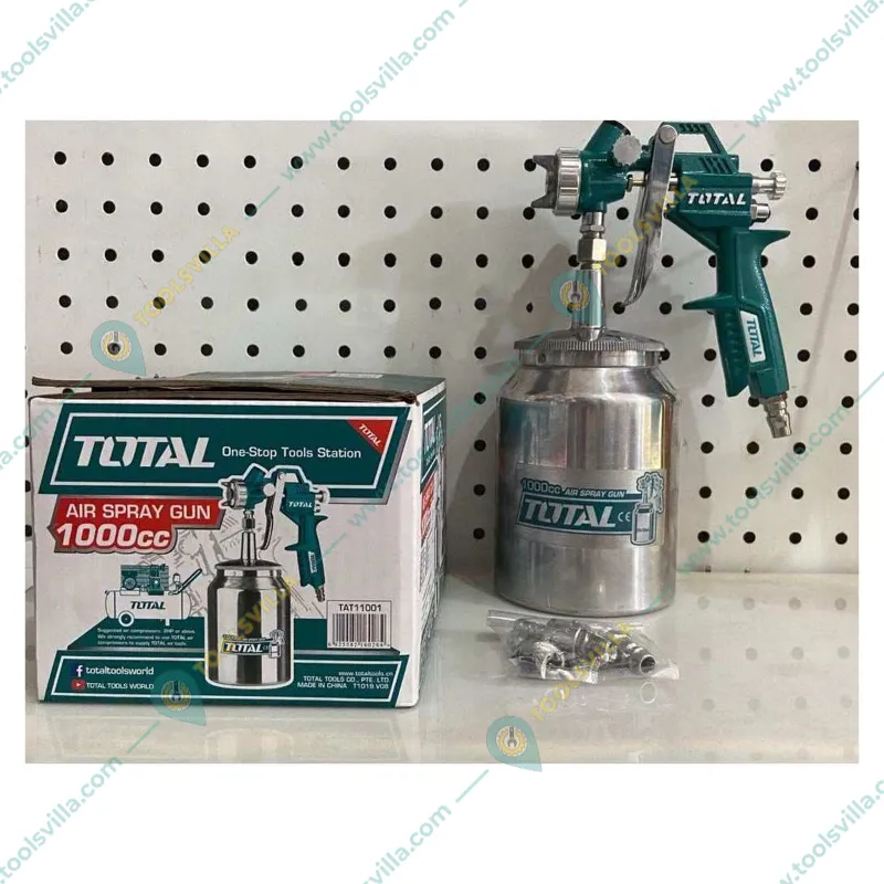 Total 1000cc 1.5 mm Nozzle Size Air Spray Paint Gun (TAT11001)