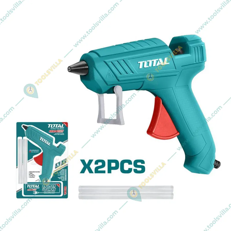 TOTAL Total 20 W 100 W Glue Gun with 2 Pcs Glue Sticks TT101116