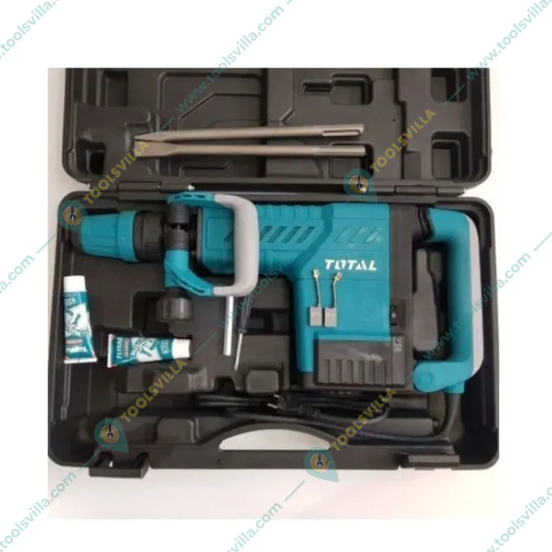 Total 10 kg 1500 Watt Demolition Breaker with Accessories (TH215002)