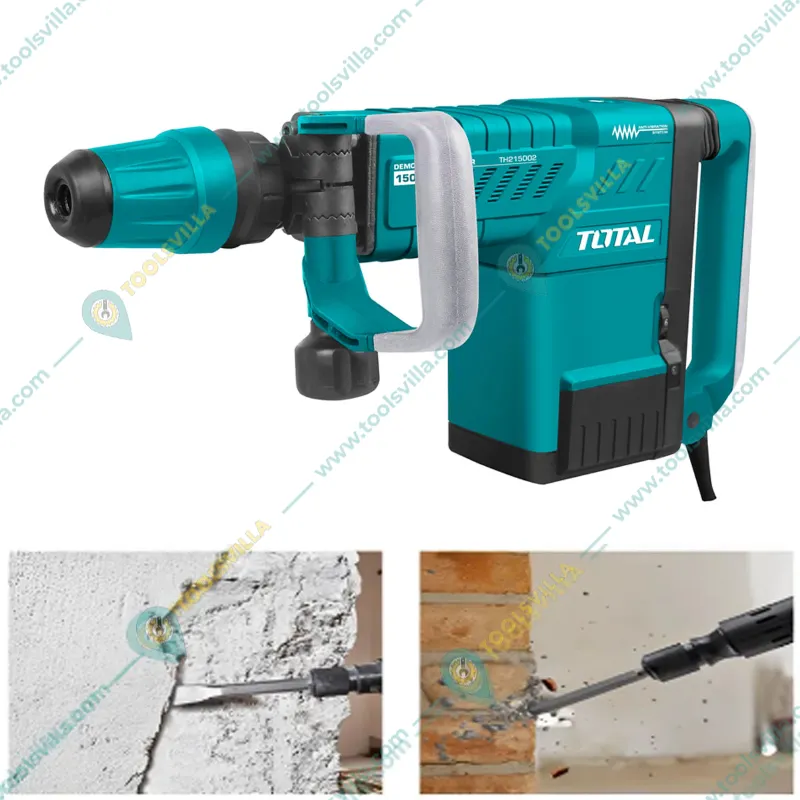 Total 10 kg 1500 Watt Demolition Breaker with Accessories (TH215002)