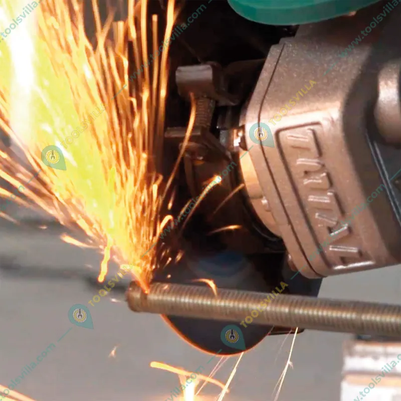 Total 115 mm 750 Watt Angle Grinder with 1 Pcs Auxiliary Handle, 12000 RPM (TG10711556)