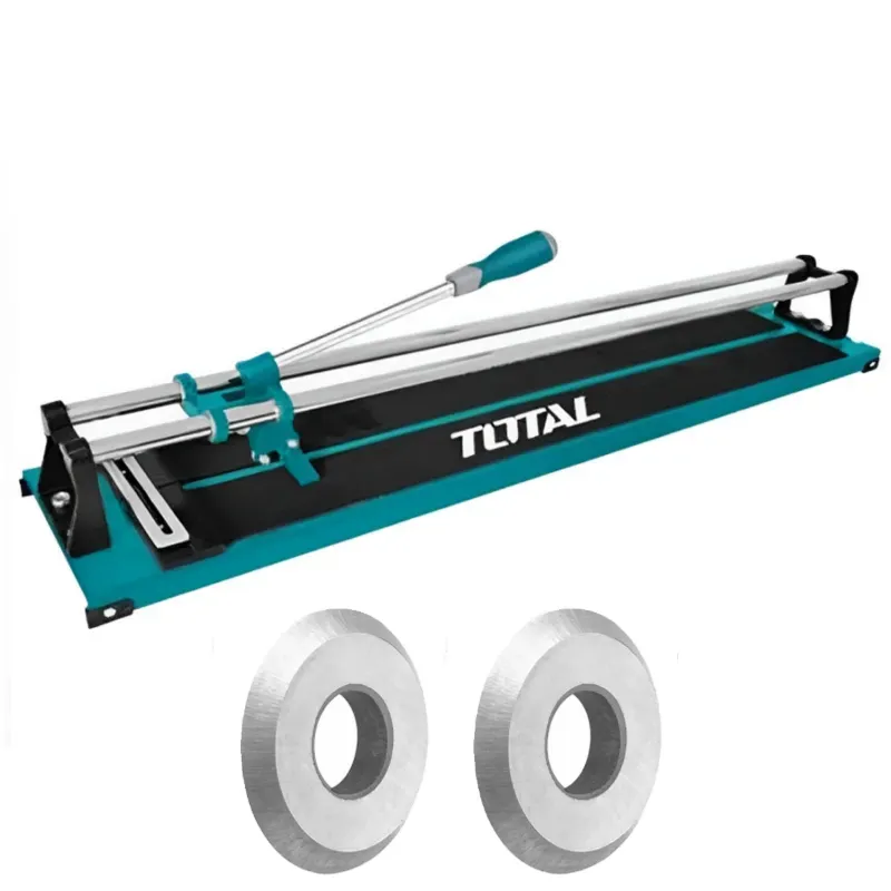 TOTAL - Total 600 x 12 mm Tile Cutter With 2 Pcs Tungsten Carbide Blade ...