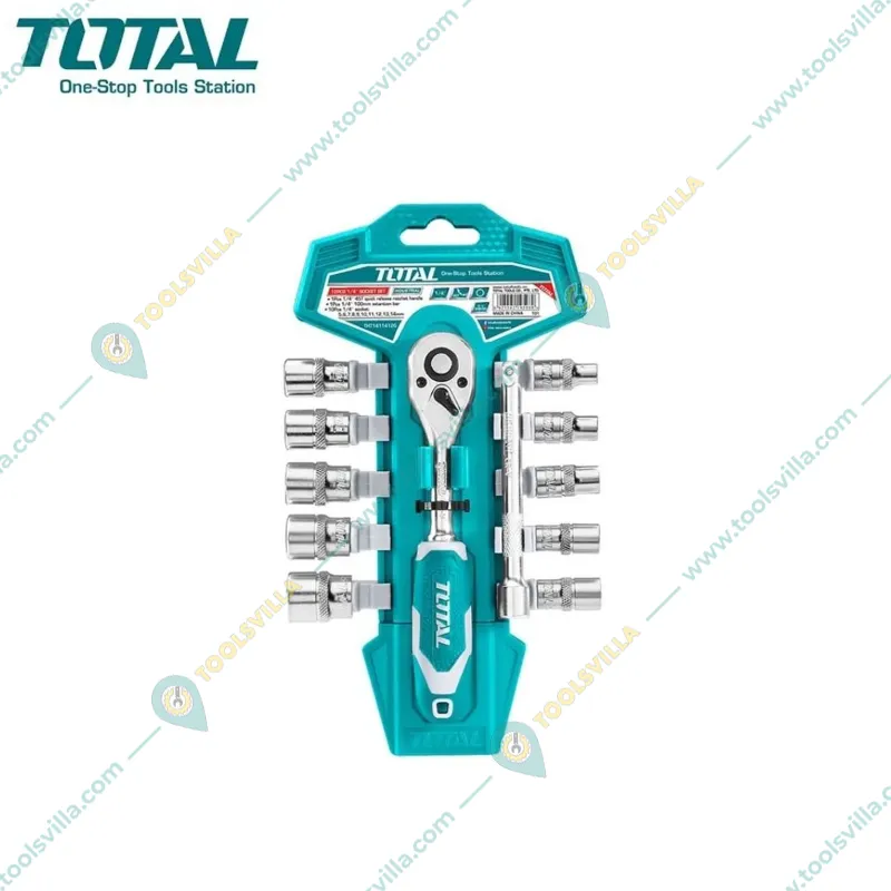 Total 12 Pcs 1/4" Socket Set (THT14114126)