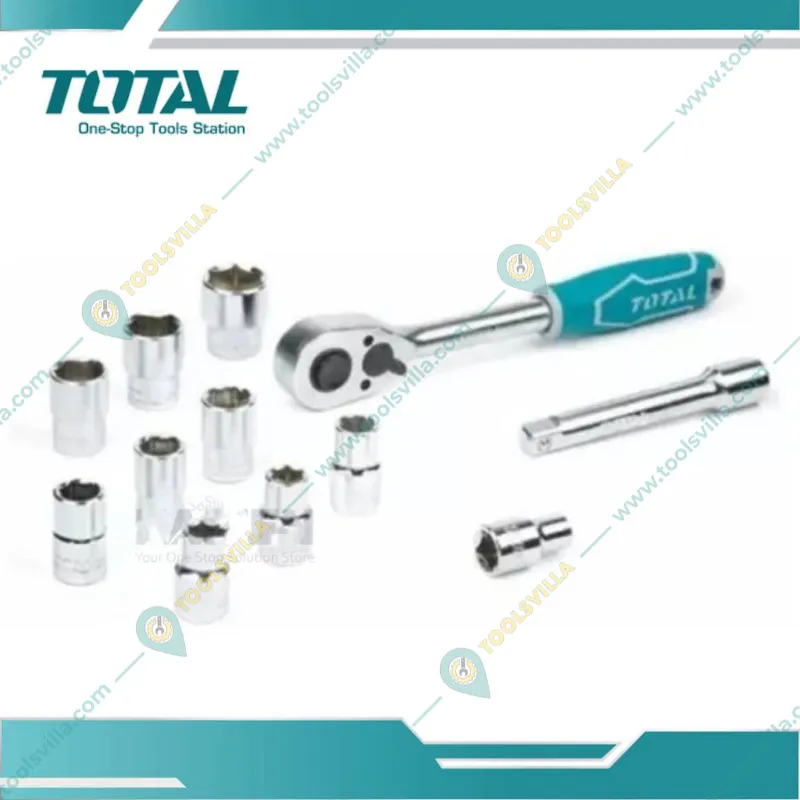 Total 12 Pcs 1/4" Socket Set (THT14114126)