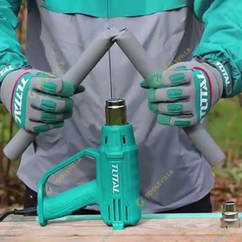 Total 2000 Watt Heat Gun or Hot Air Gun with Scraper & Nozzles (TB2006)