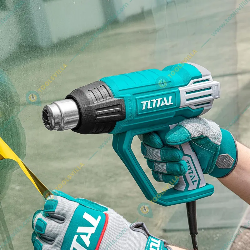 Total 2000 Watt Heat Gun or Hot Air Gun with Scraper & Nozzles (TB2006)