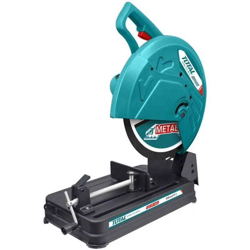 Total 2400 Watt Cut Off Saw with Cutting Disc, 3900 RPM (TS92435526)