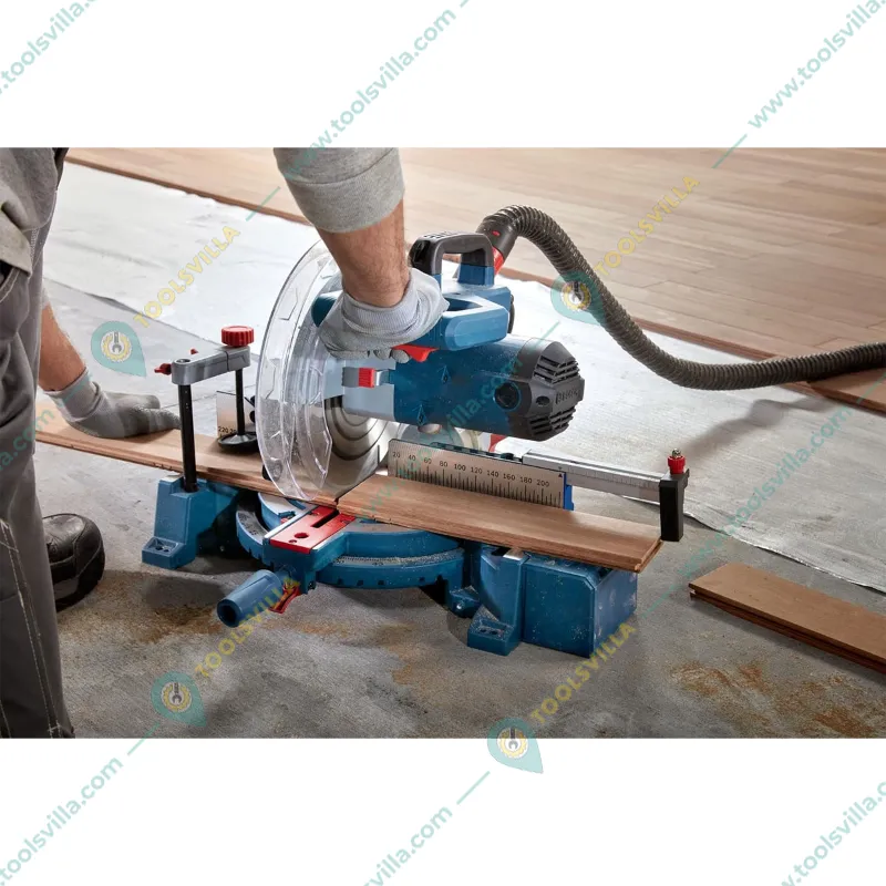 Total 305 x 30 mm 1600 Watt Mitre Saw with 1 Pcs TCT blade, 2800 RPM (TS42163051)