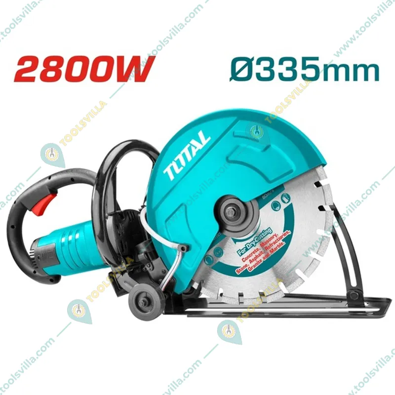 Total 355 mm 2800 Watt Power Cutter With 1 Pcs 355 mm Cutting Disc, 4800 RPM (TPC9203556)